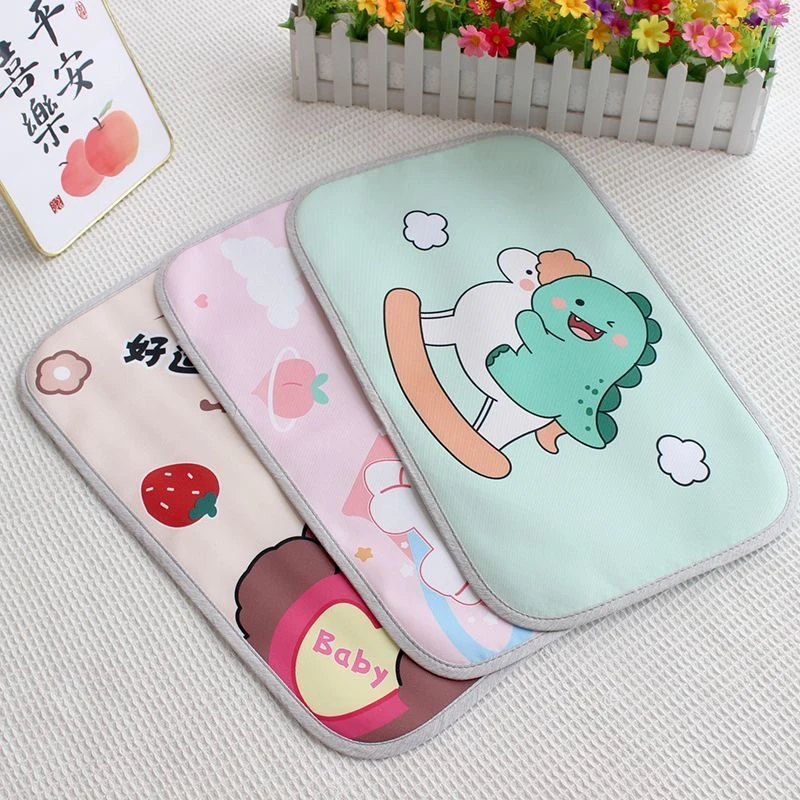 夏季卡通冰丝枕头套可水洗机洗枕席夏天凉席枕套单人夏凉枕芯套