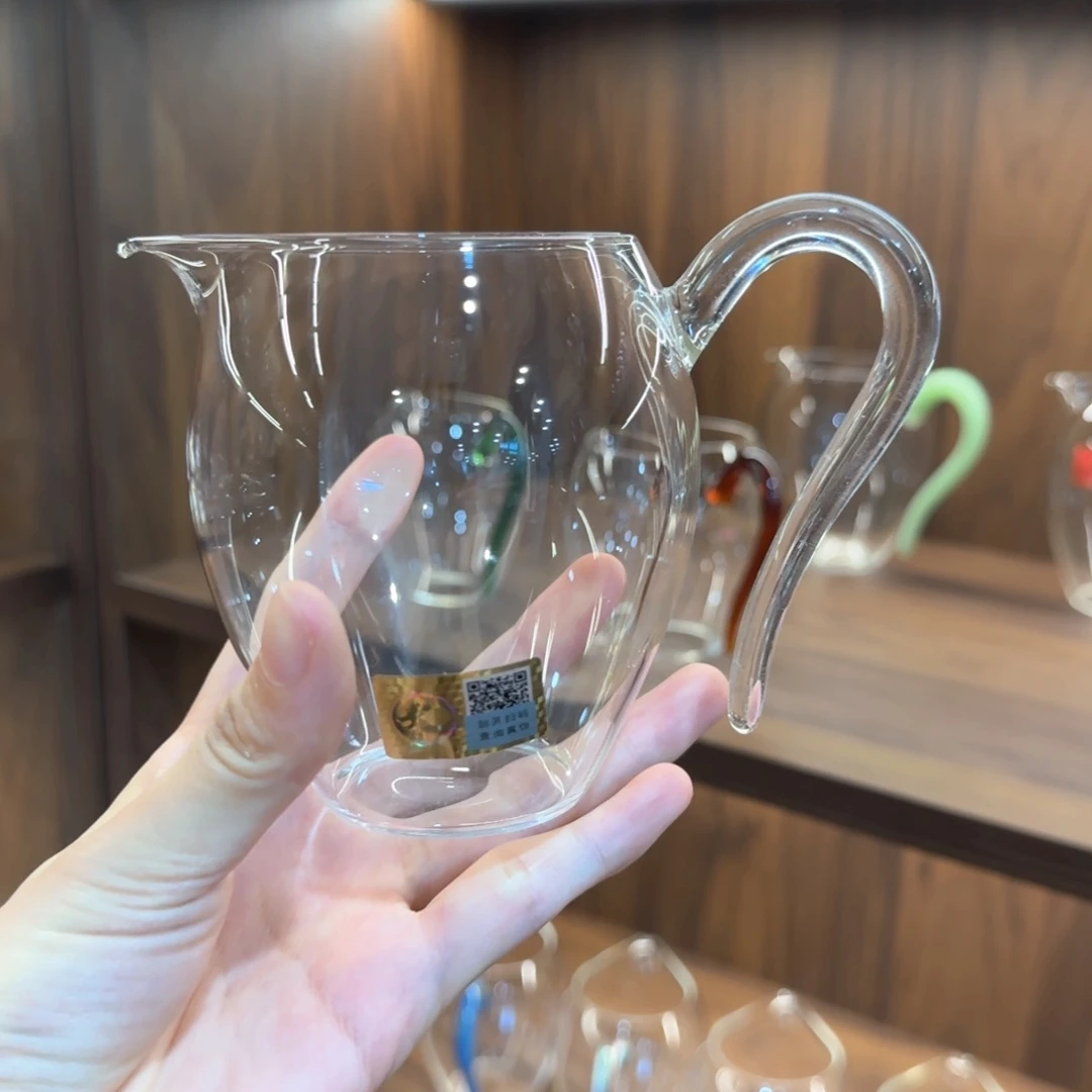 怡然透明色公道杯