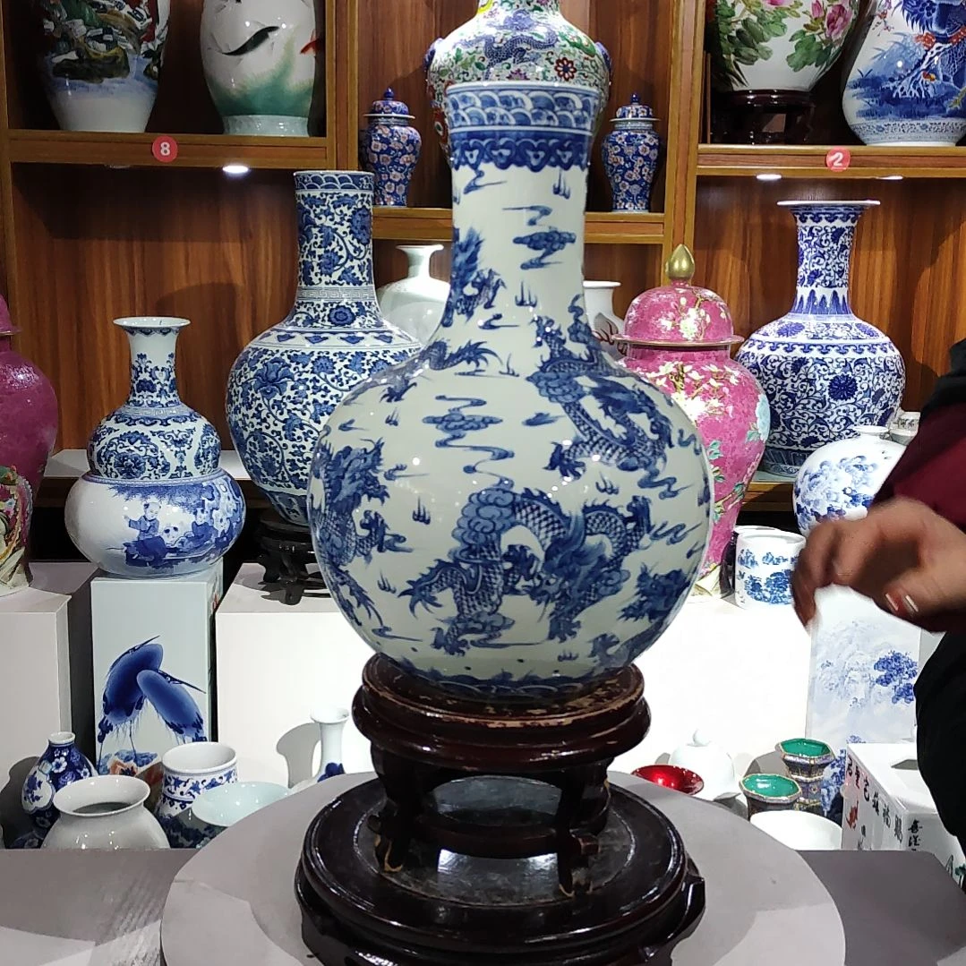 瓶利***楼景德镇陶瓷花瓶