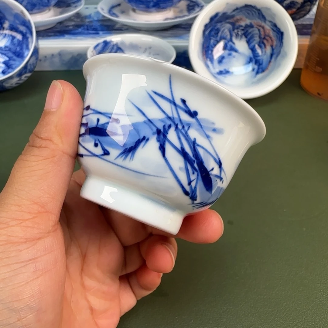 景德镇纯手绘茶具圆圆296