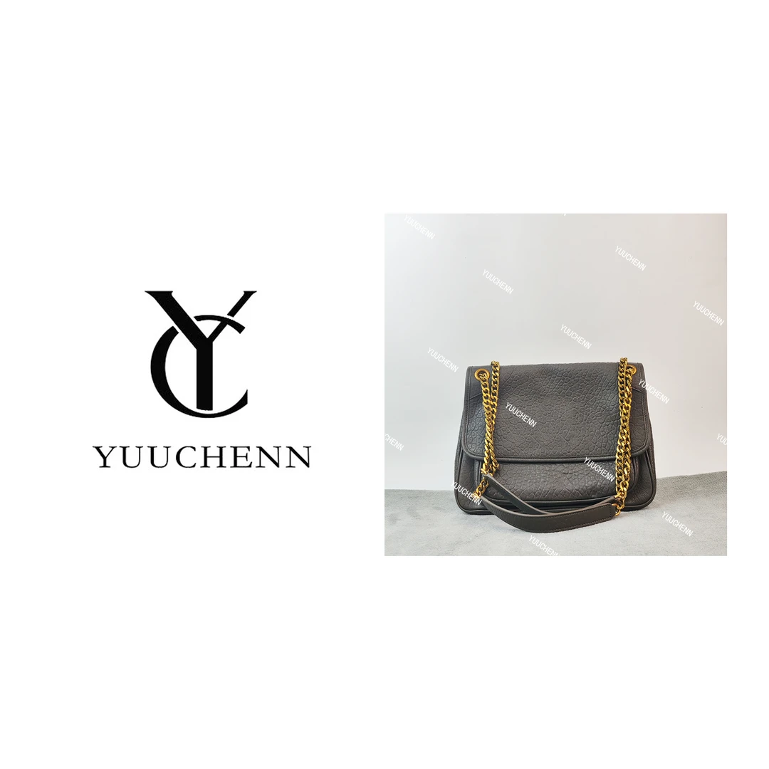 YUUCHENN/杨树林同款【niki】进口泡泡羊皮28cmHH6047