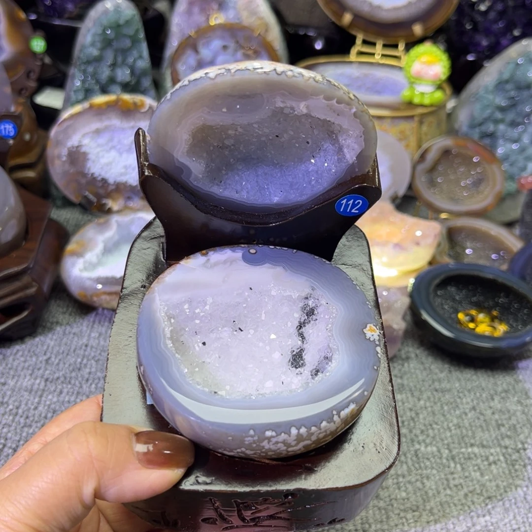 未镶嵌紫晶摆件水晶