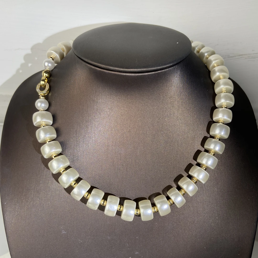 6819【项链】轻奢精品白金色女士项链