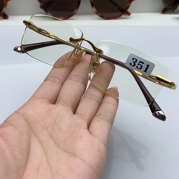 无框款商务款竹叶青250度花