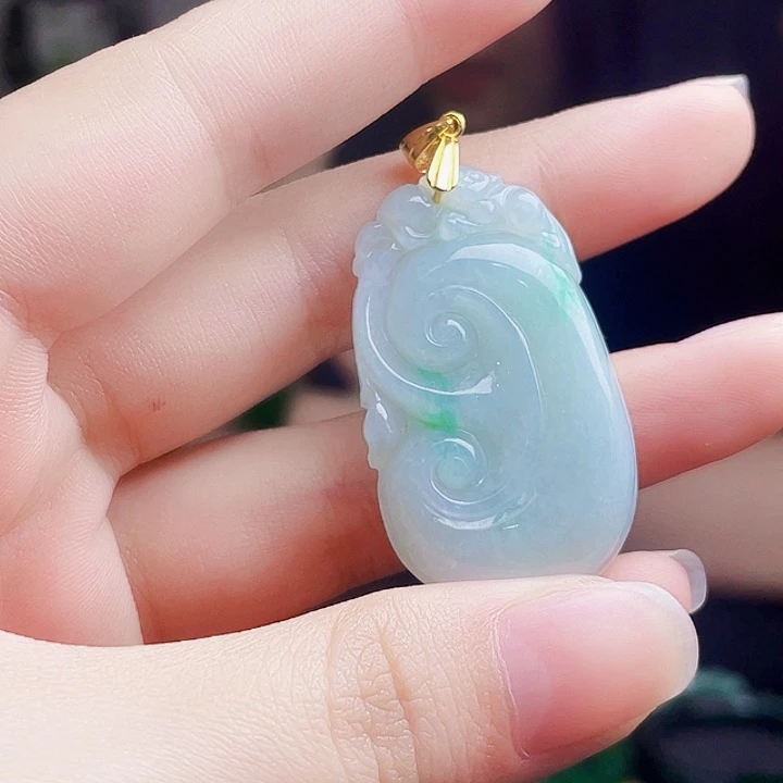 翡翠银S925镶嵌颈饰多样性