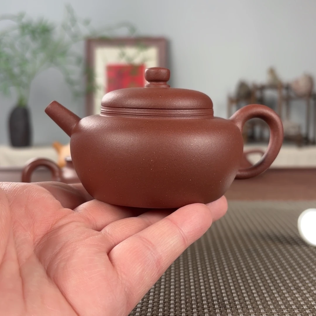 紫砂茶壶黄龙山原矿紫砂壶150