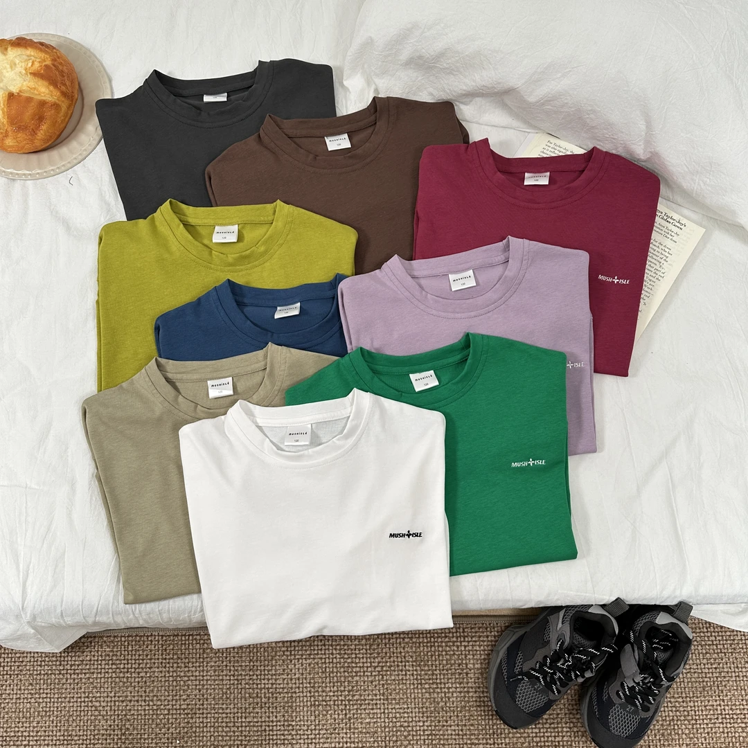 阿又冬季童装儿童男童中大童亲子款纯棉长袖T恤99099D