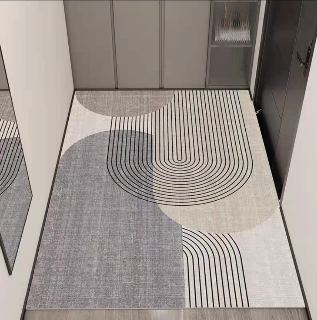 印象-256【80x120】高端可裁剪耐脏防滑入户门地垫家用玄关地毯