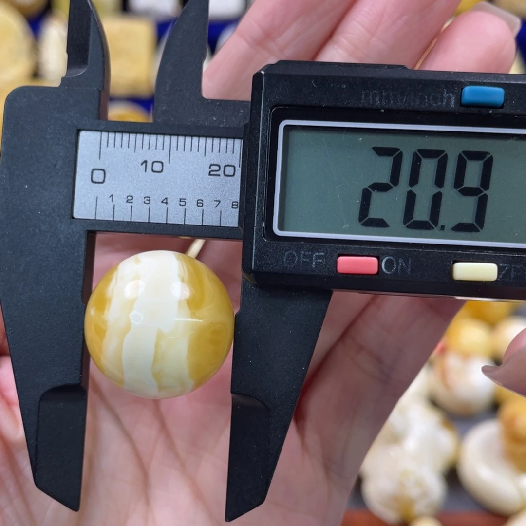 蜜蜡未镶嵌裸石琥珀蜜蜡珠子