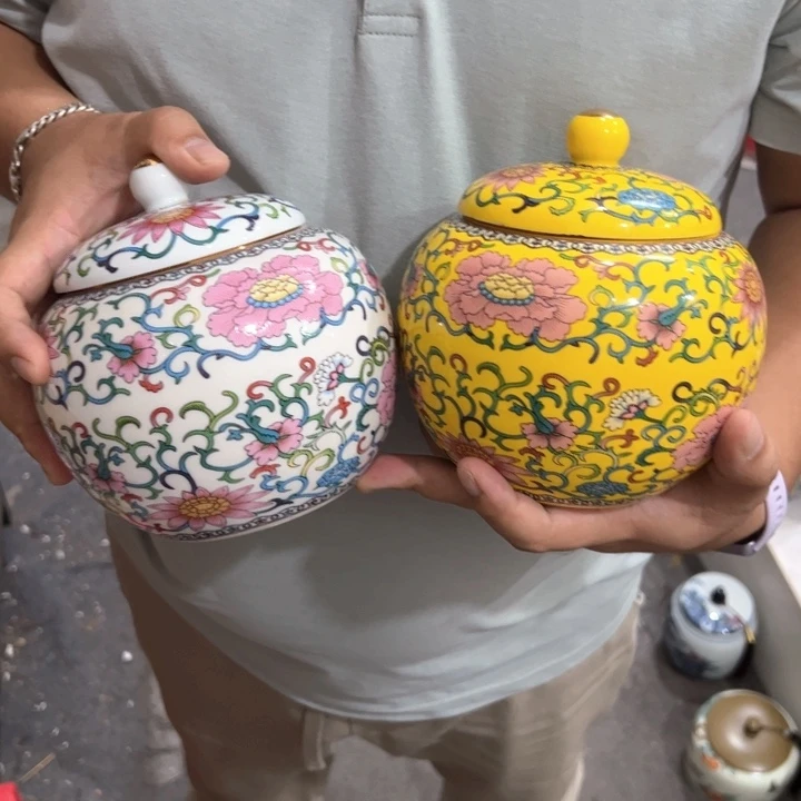 瑕疵福利品陶瓷茶叶罐