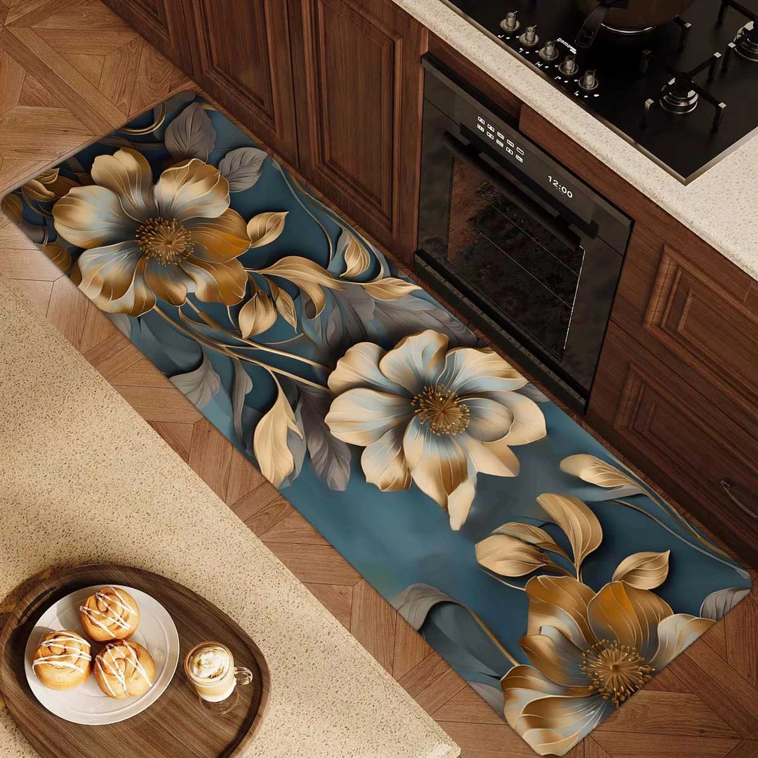 8486【60*200】 硅藻泥吸水防滑地垫门口地毯玄浴室简约入户门