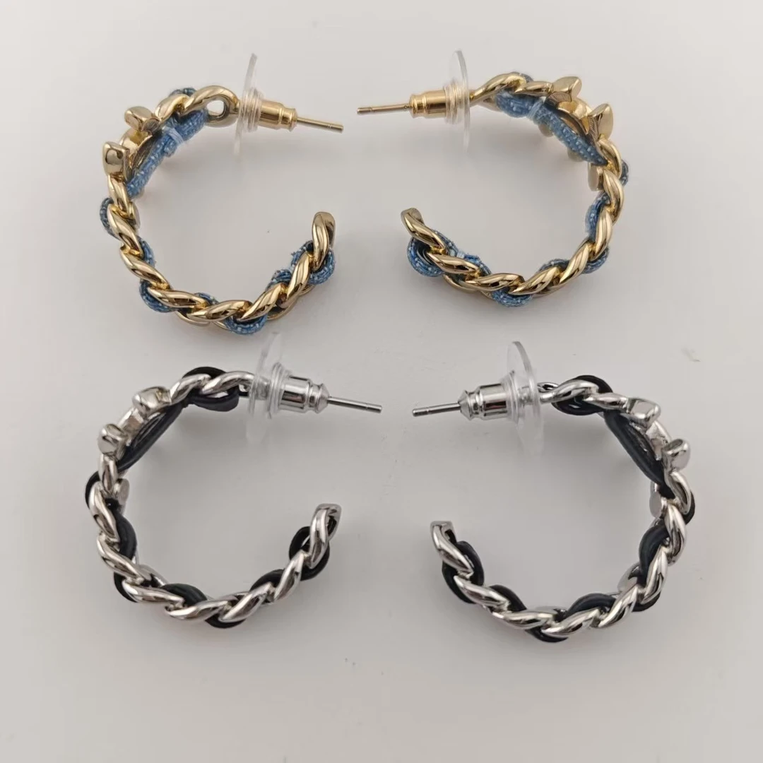 铜合金耳饰  VTGViVi饰品/中古饰品/时尚复古百搭款/H01新款耳针