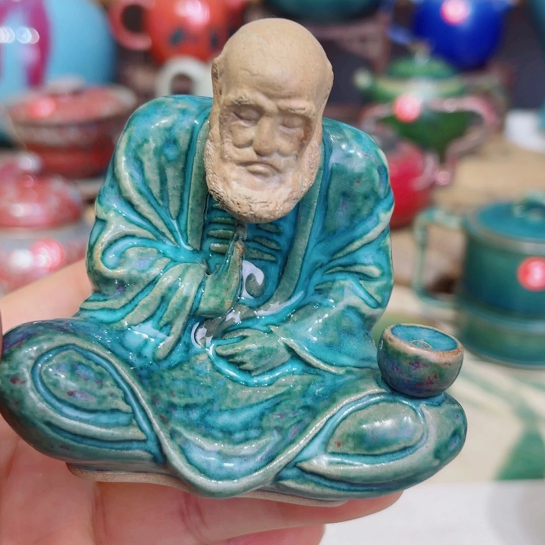 林***。瓷片禹州钧瓷艺术作品