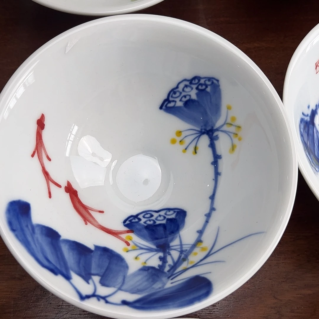 瓷片丁*景德镇陶瓷手工手绘制作