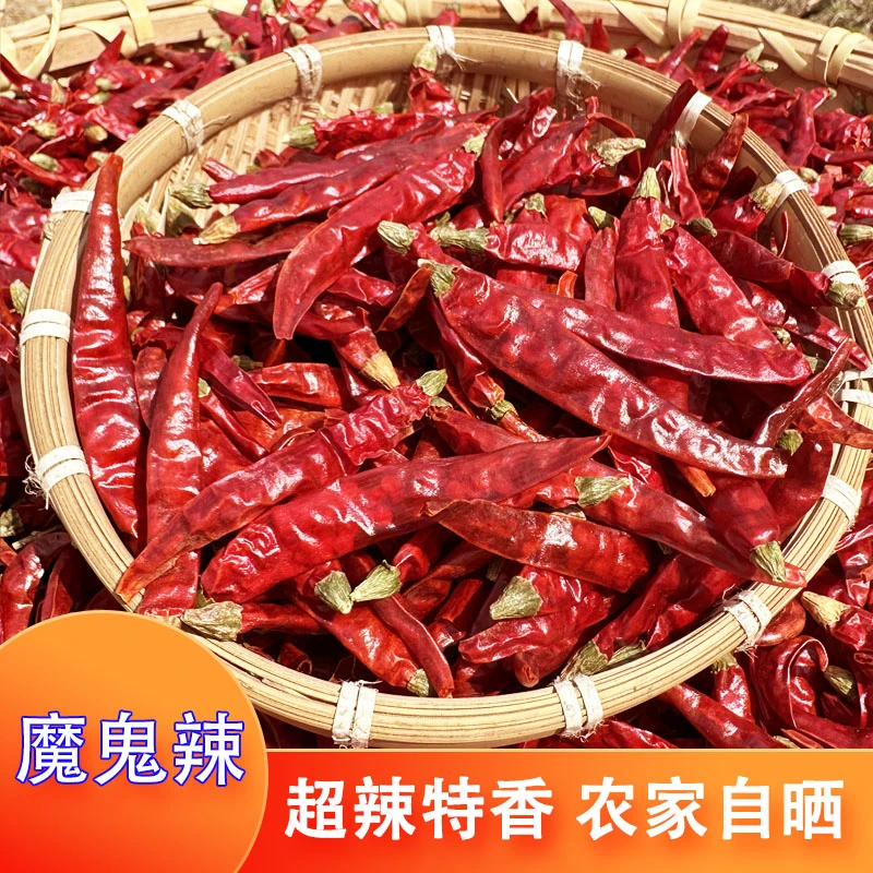 【新货】特辣超香魔鬼椒 红辣椒干货农家自晒满天星干辣子调料250g