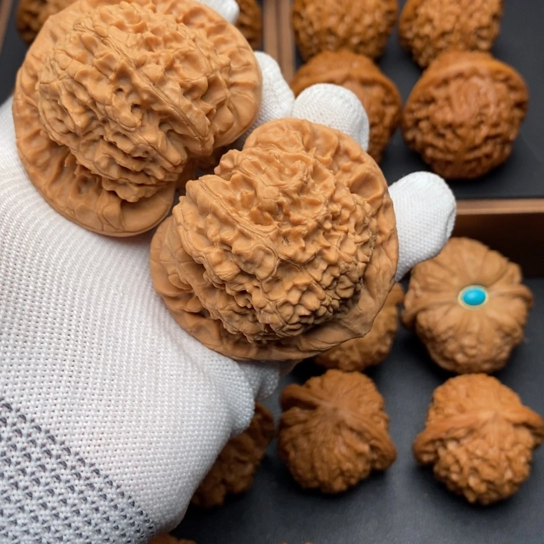 文玩核桃把件魙*官帽