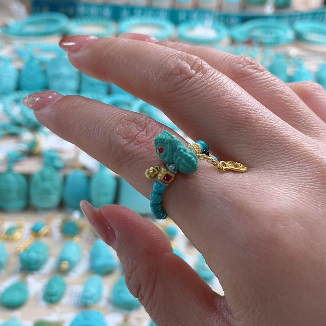 绿松石珠宝奇石未镶嵌