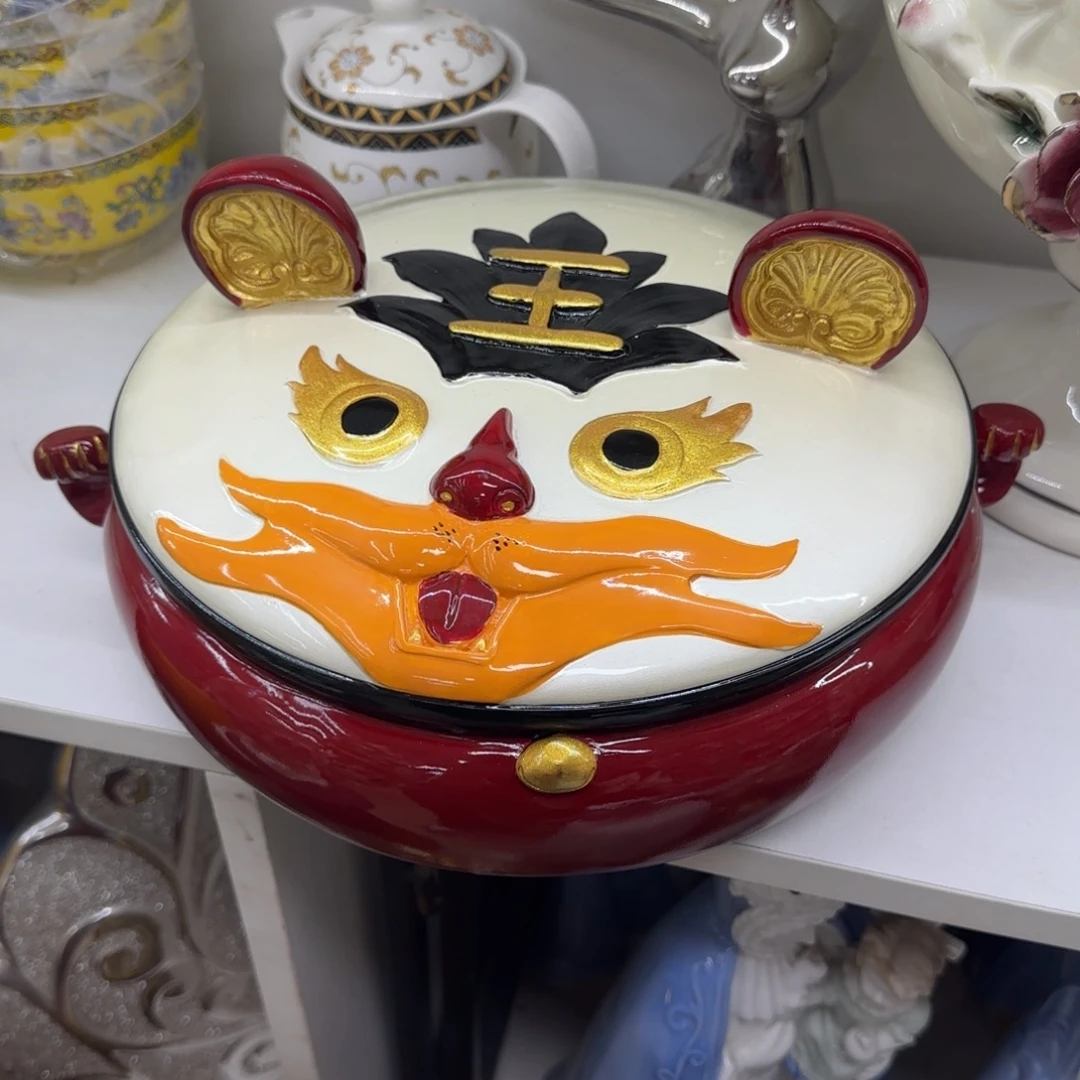 瓷片陶瓷工艺花瓶摆件