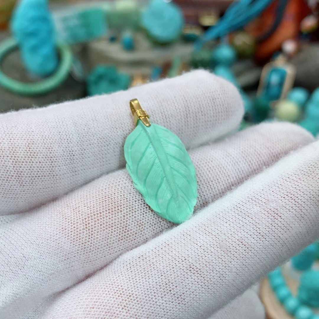 绿松石珠宝奇石未镶嵌