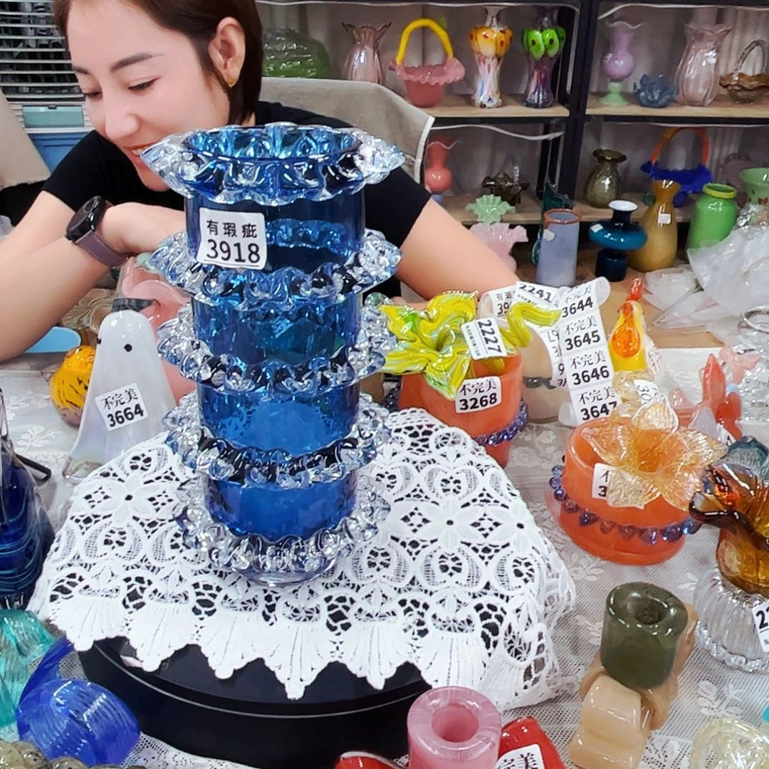 3918小瑕 家悦琉璃工艺品不漏水