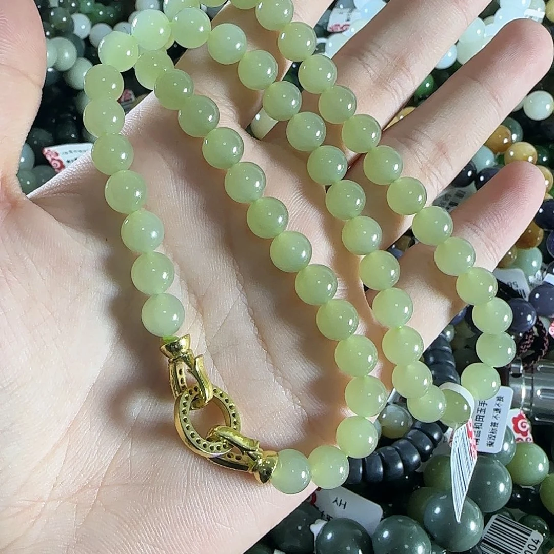 和田玉项链未镶嵌狸****.297