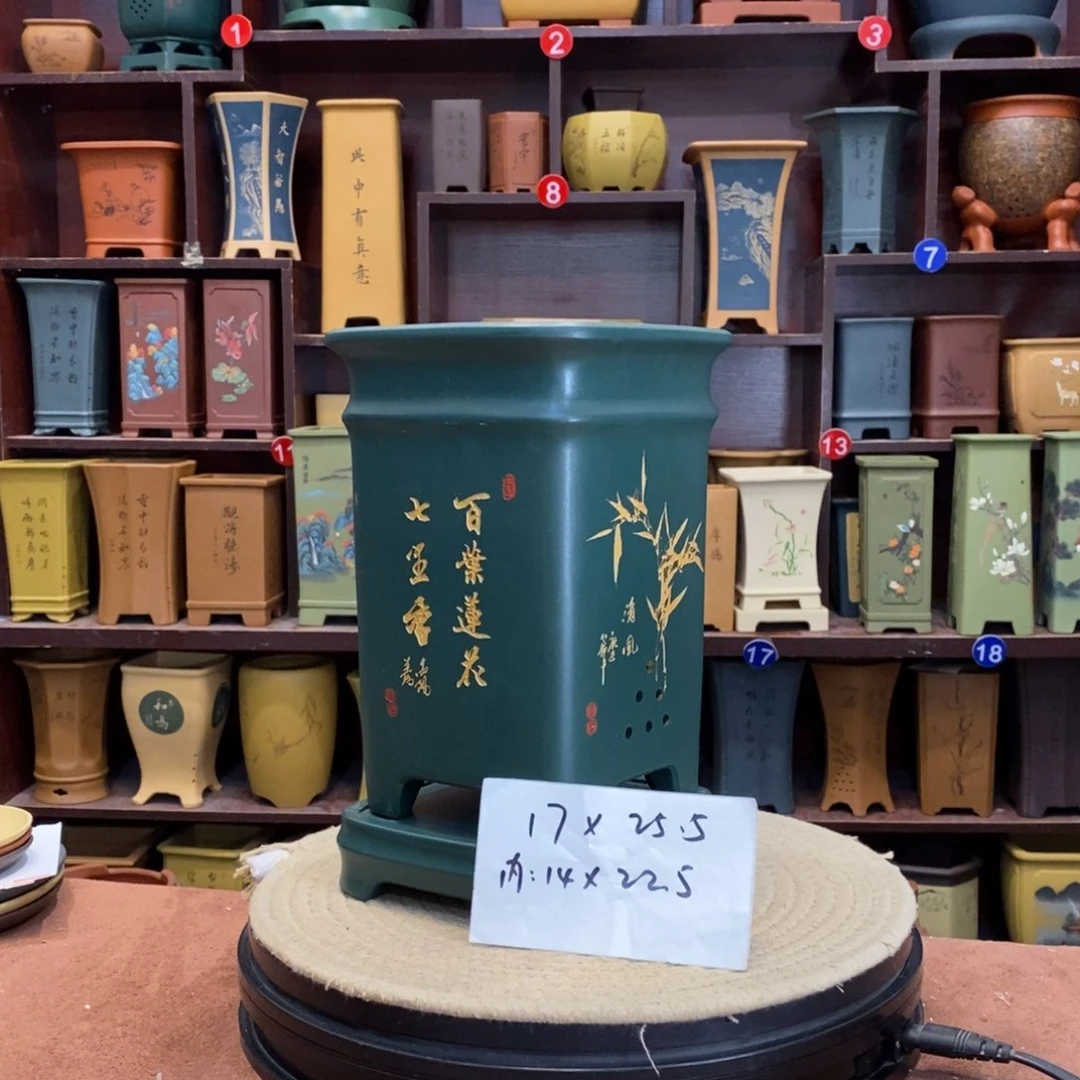 紫砂花盆紫砂花盆