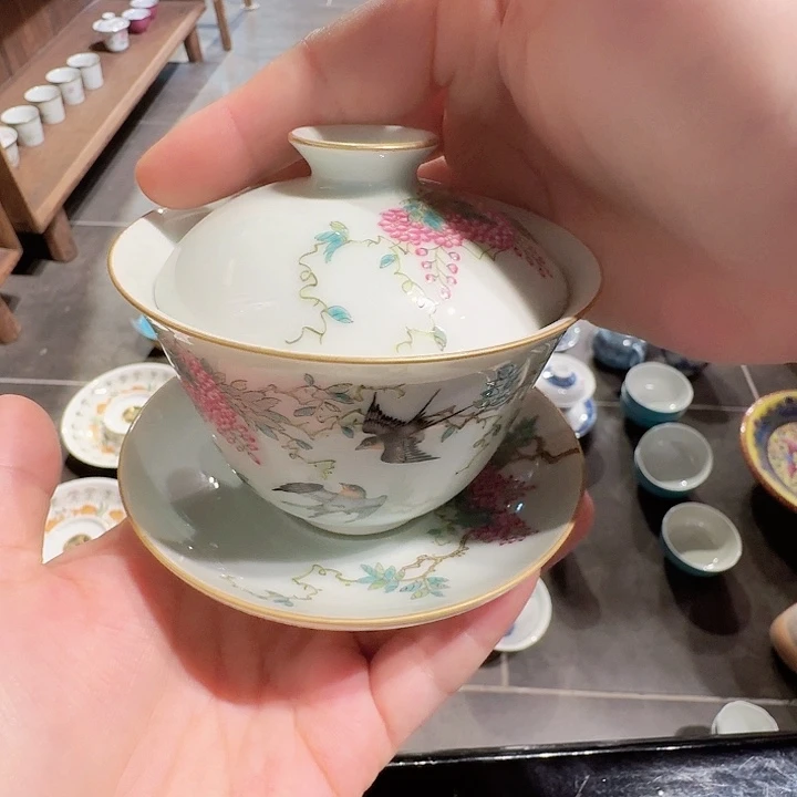 纯手工手绘青花瓷器