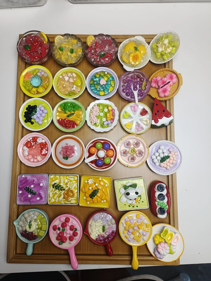 食玩树脂冰箱贴手工创意潮玩装饰摆件diy