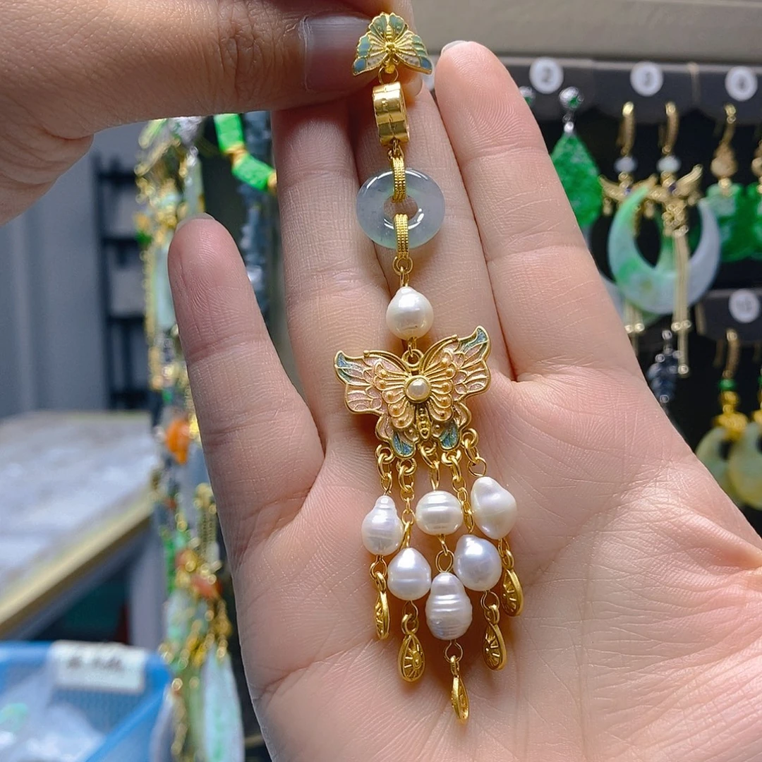 颈饰未镶嵌翡翠翡翠