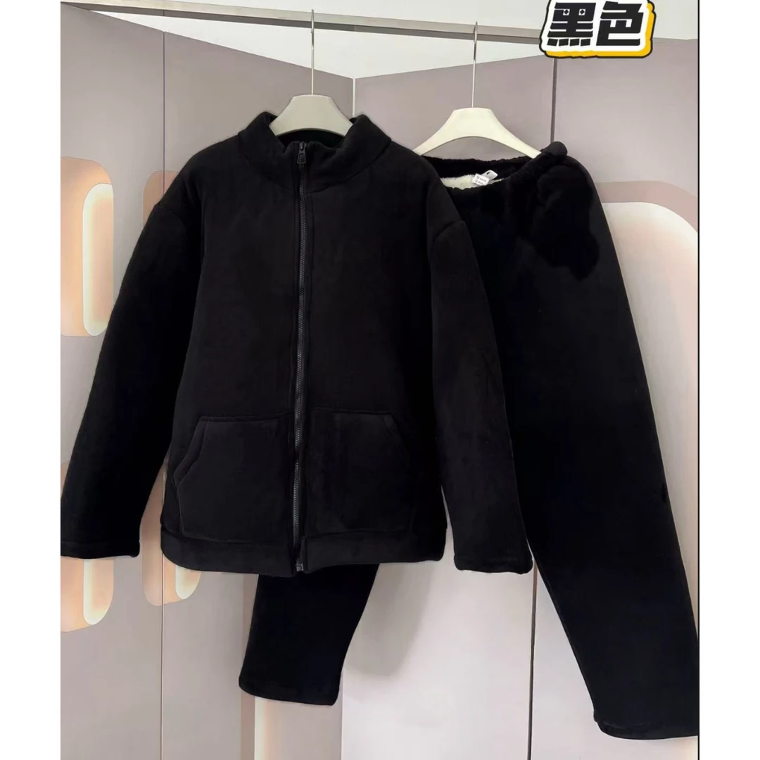 妮妮家25191冬季新款男士三层加厚休闲家居服可外穿！！！加绒加绒