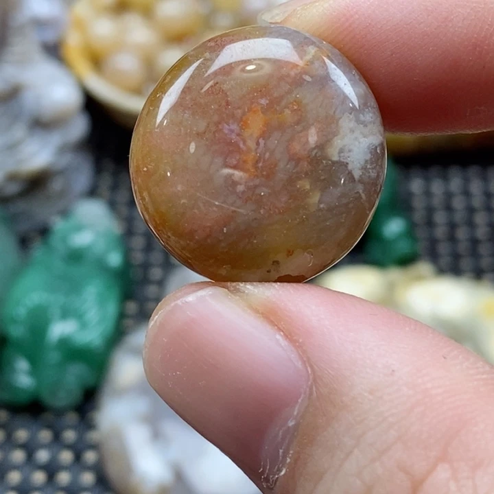 硅化珊瑚（珊瑚玉）颈饰未镶嵌周*