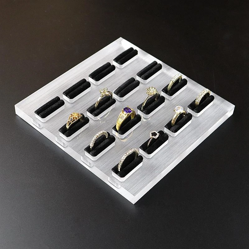 首饰展示架 亚克力戒指展示架珠宝首饰戒指道具饰品耳钉戒指收纳