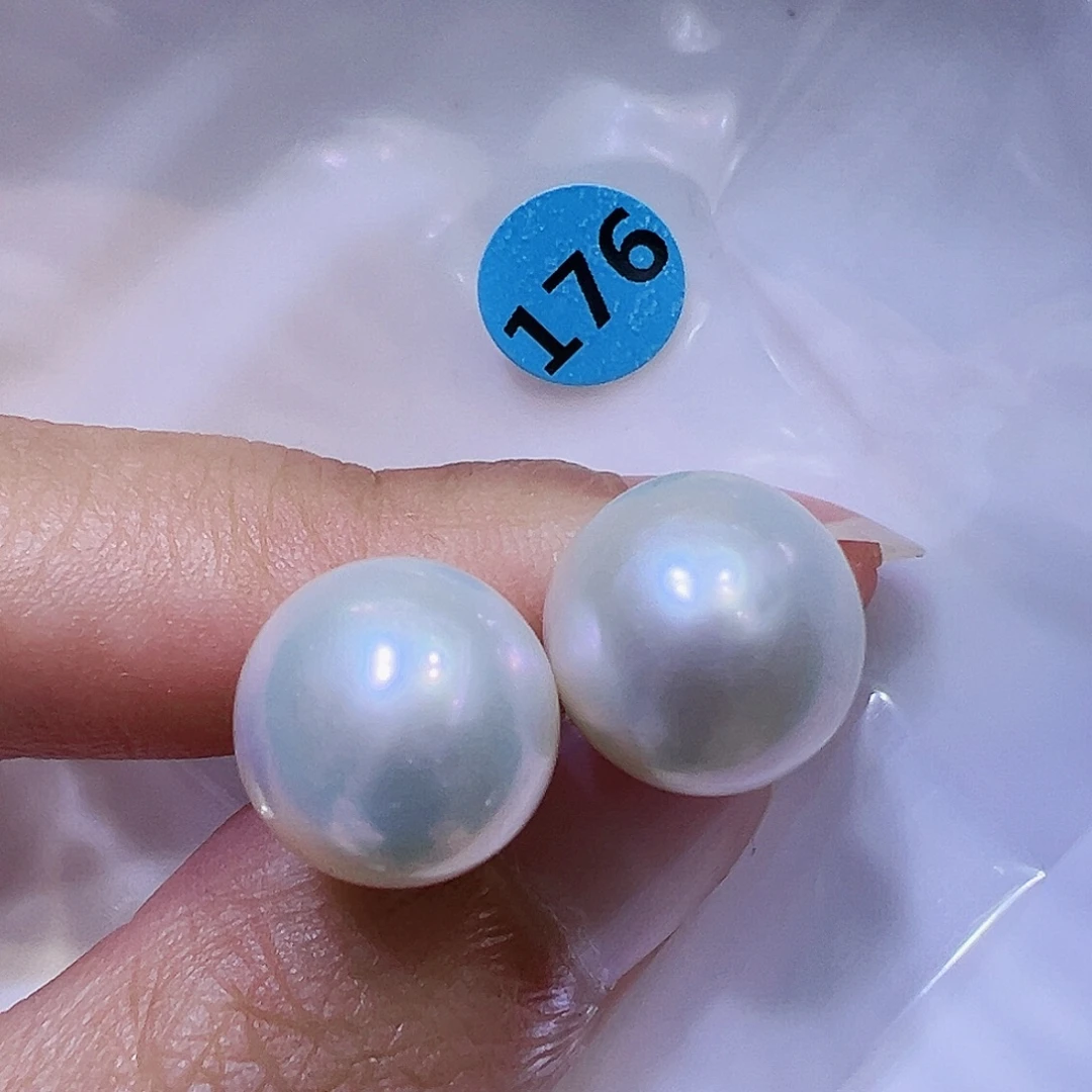 银S925镶嵌淡水珍珠耳饰