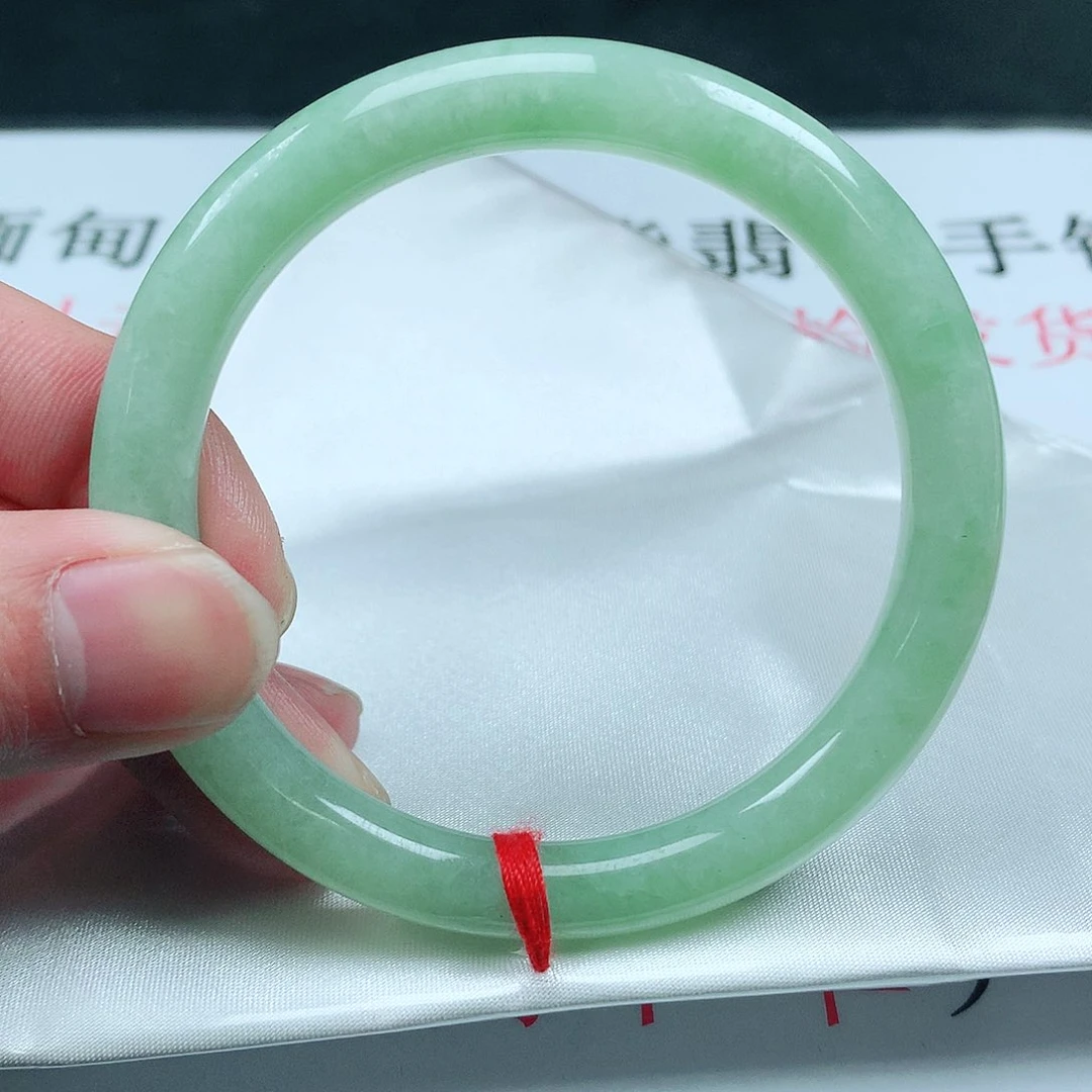 翡翠手镯未镶嵌圈58