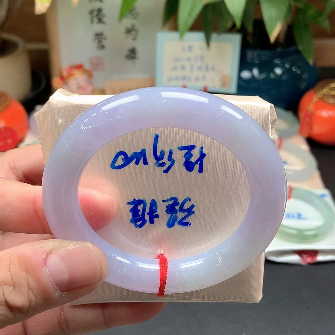 翡翠未镶嵌手镯65号