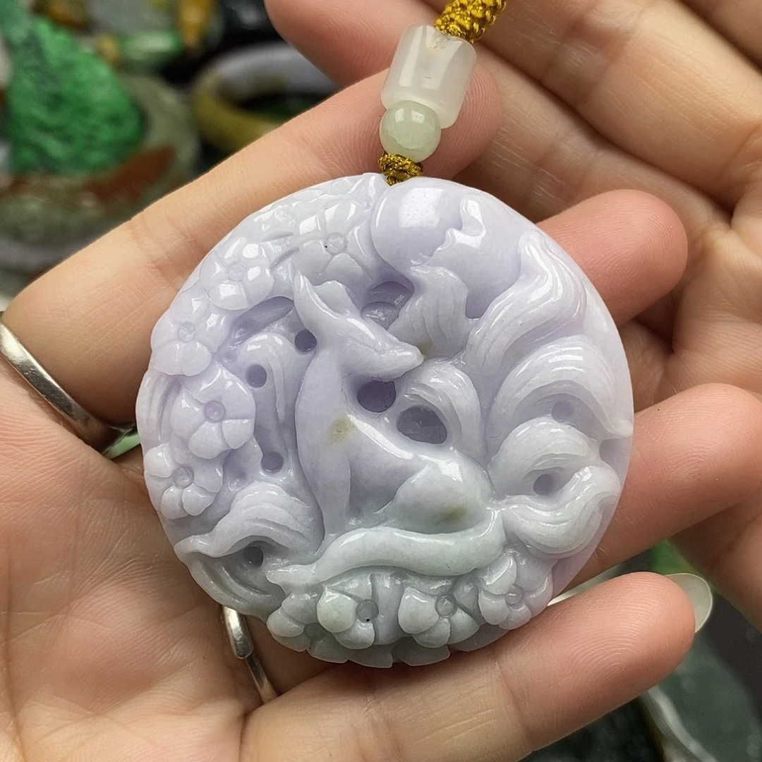 颈饰未镶嵌翡翠牌子