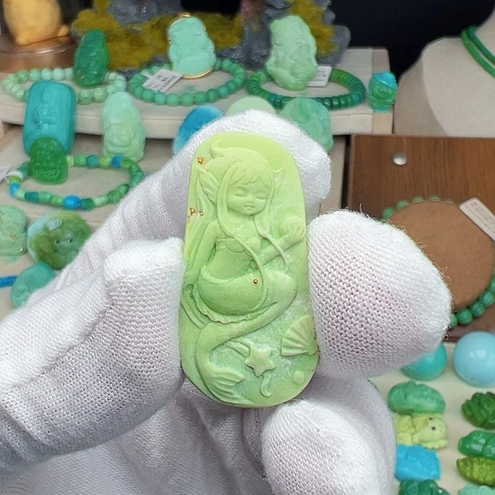 绿松石未镶嵌主播夏