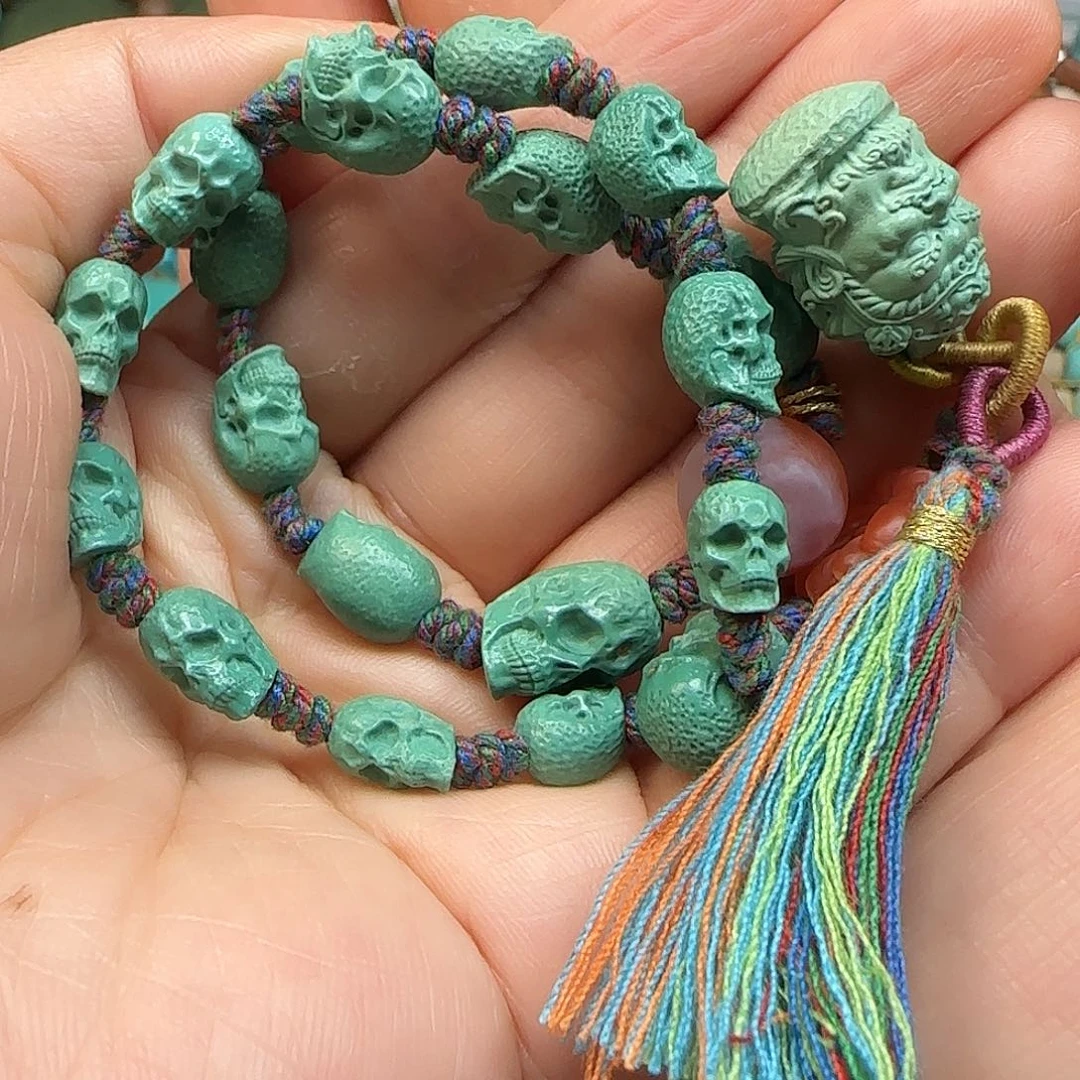 绿松石未镶嵌手持