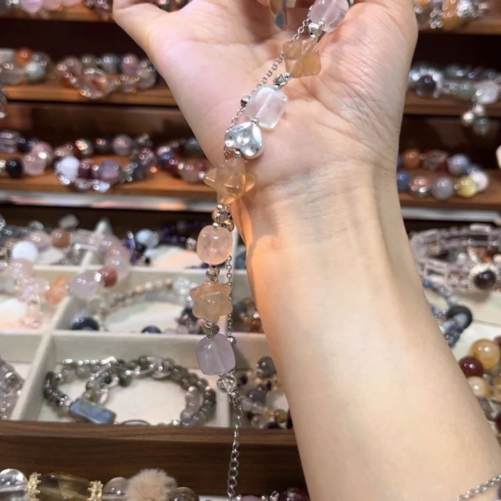 未镶嵌手链烟晶1