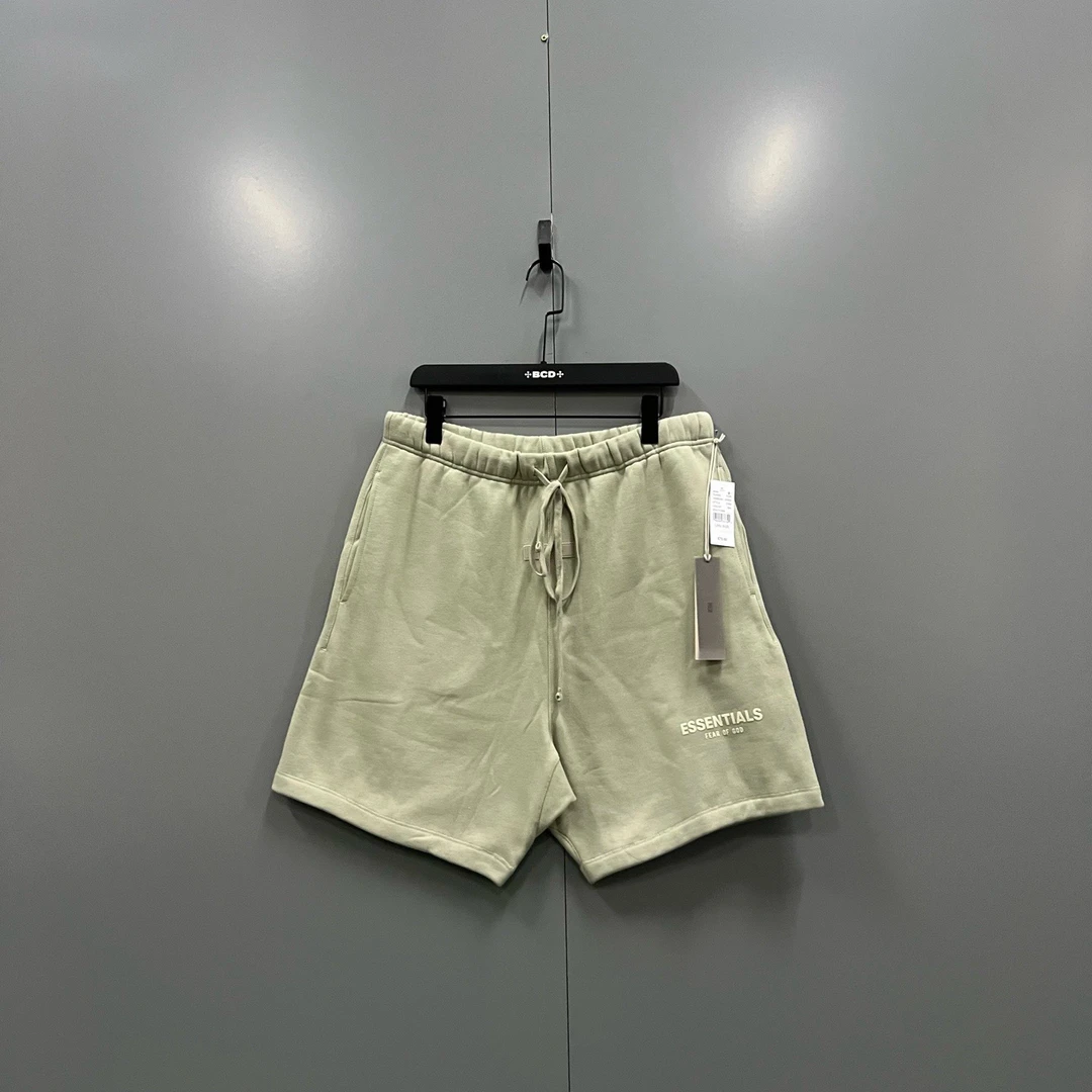 未使用 maje (ll) ESSENTIALS 纯色logo抽绳短裤 L XL 018561