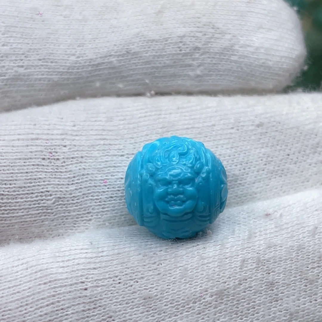 随***安绿松石未镶嵌颈饰