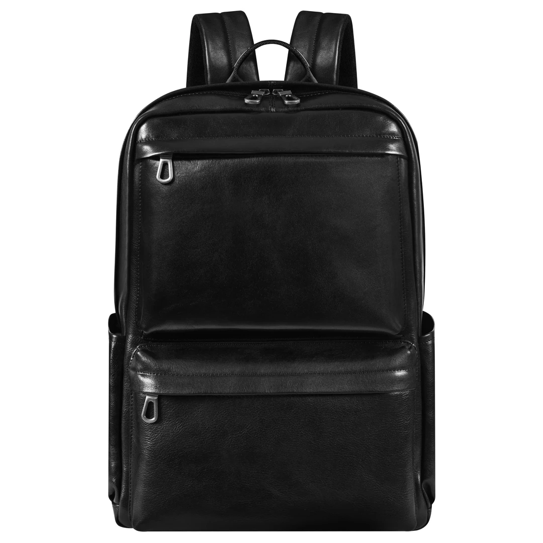 植鞣树膏头层小牛皮双肩背包男士背包男双肩包男款爆款2025新款