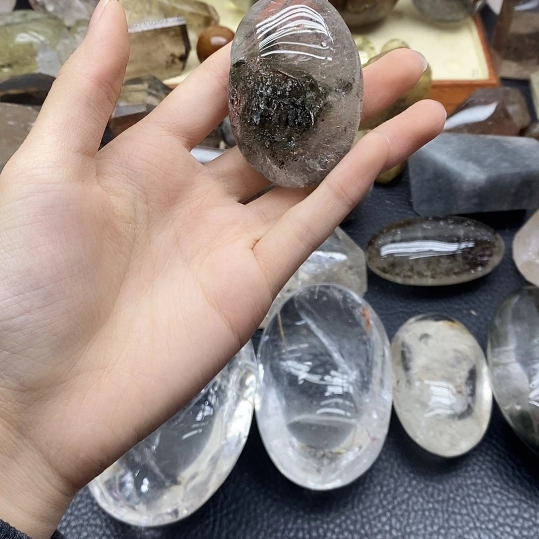 珠宝半成品水晶未镶嵌14水晶石