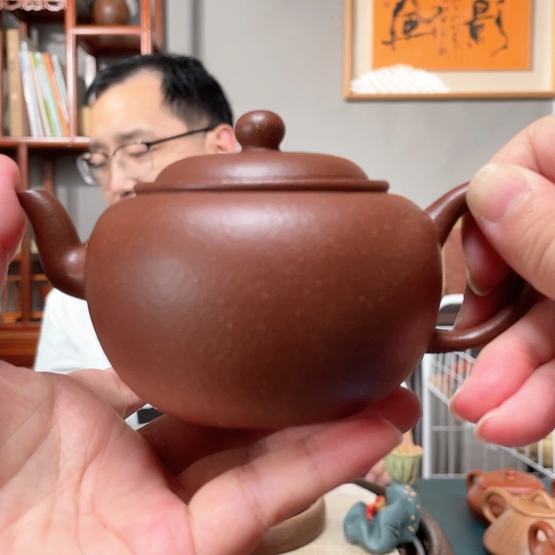 茶壶紫泥铁红泥无垢