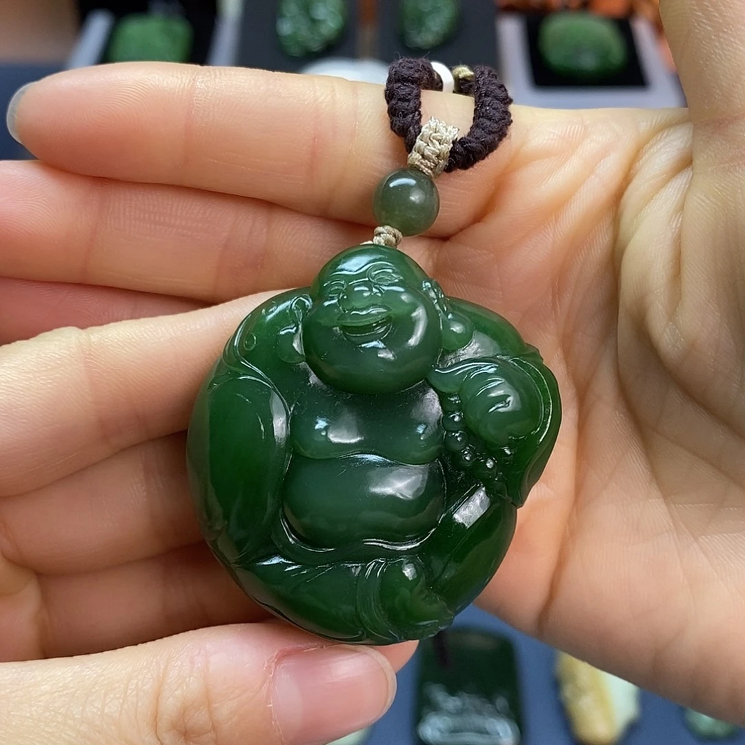 和田玉未镶嵌吊坠(不含链)