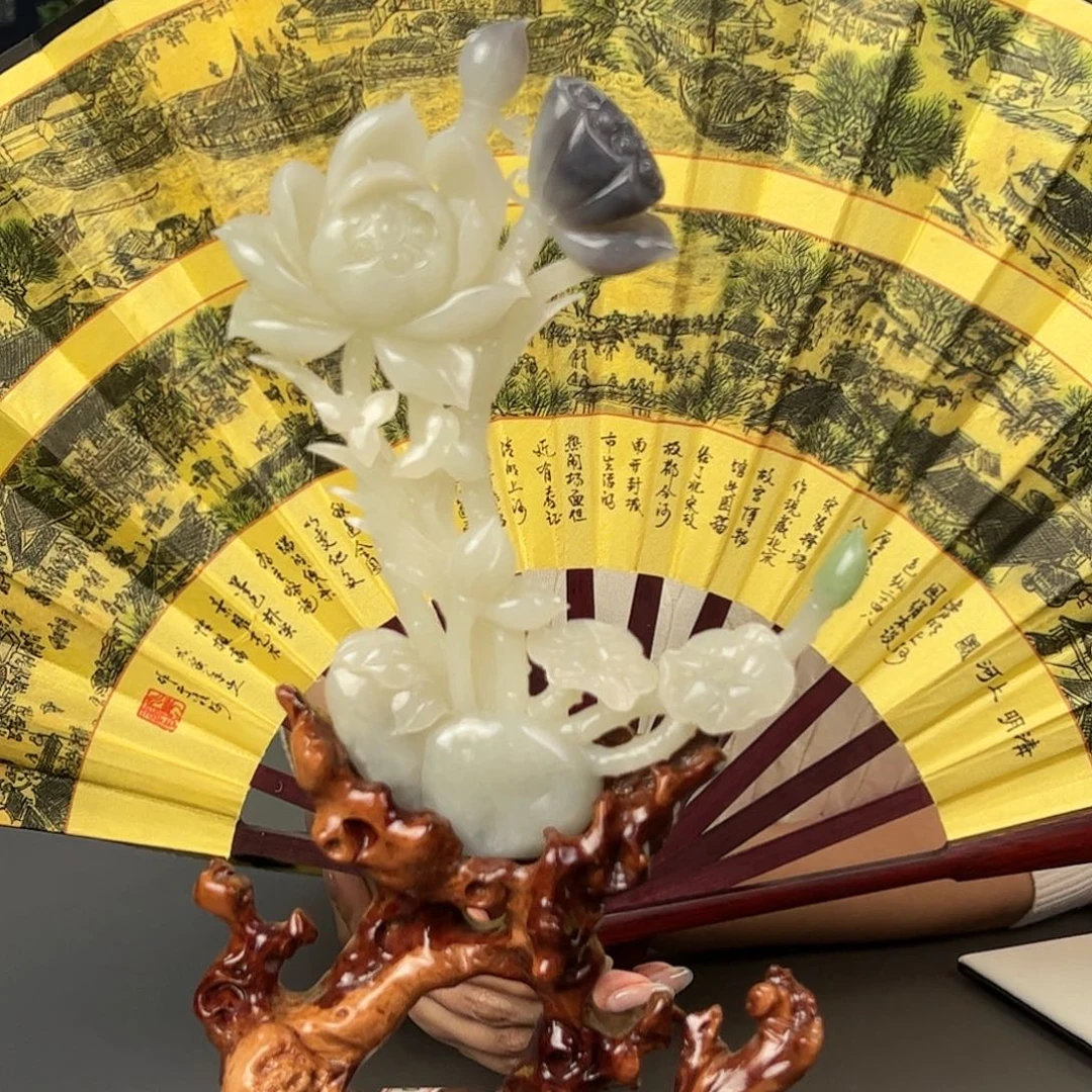 和田玉未镶嵌摆件