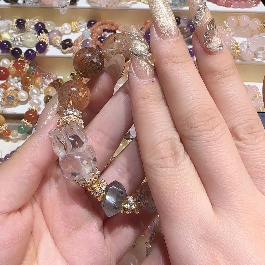 水晶手链未镶嵌蔚****茅吧