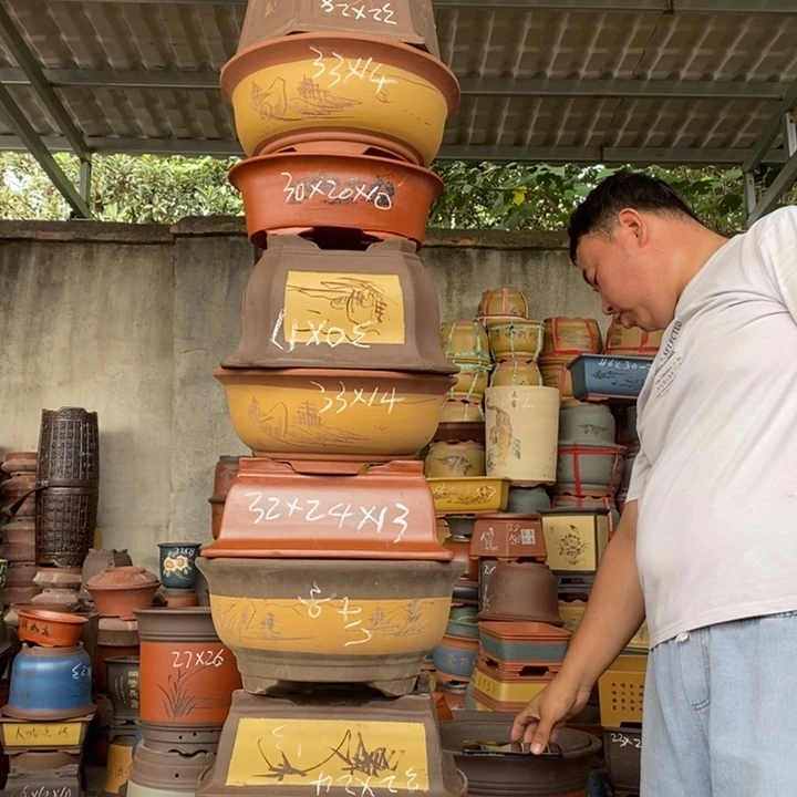 紫砂花盆紫砂花盆盆栽花卉苗木种植