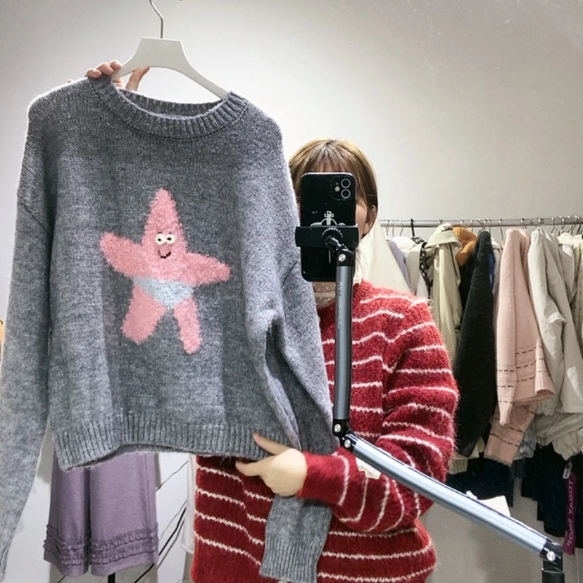 【闪购商品】灰色套头