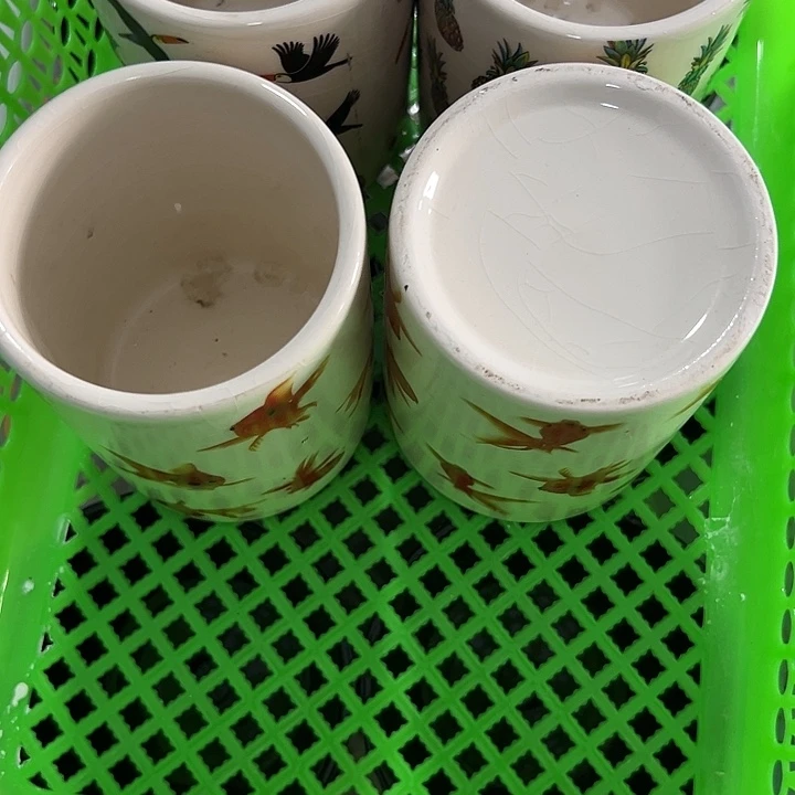 微瑕陶瓷花盆满9.9发